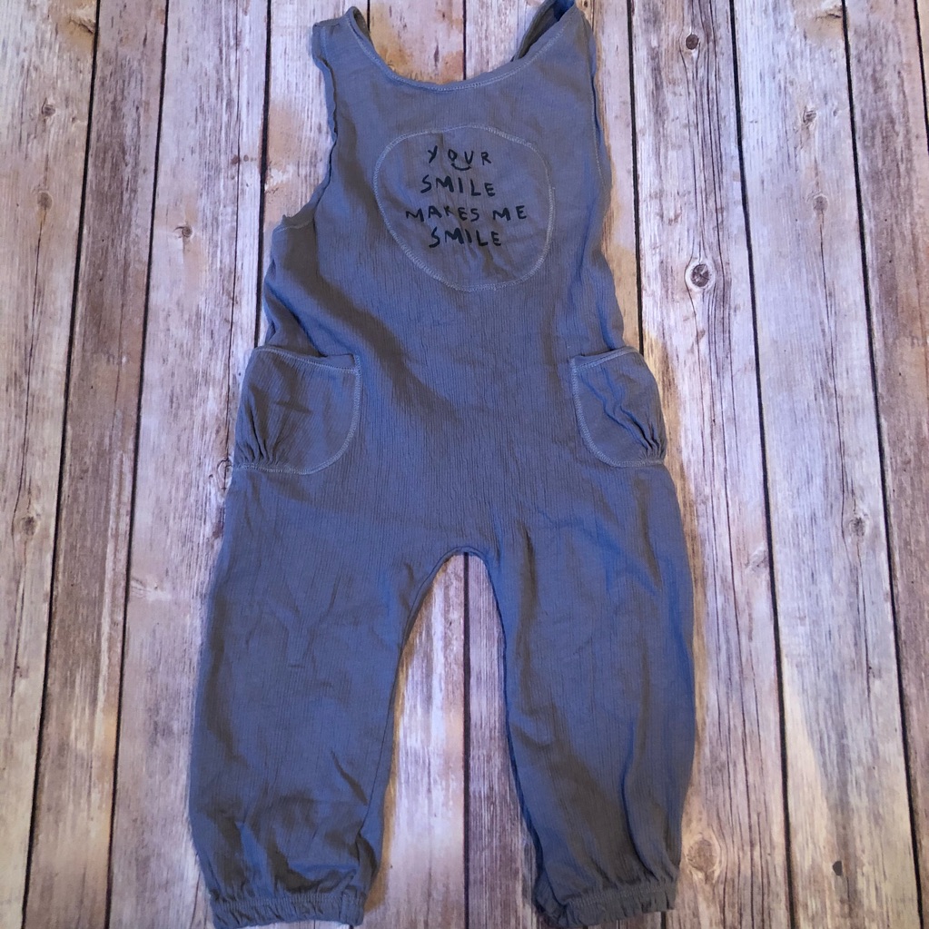 Zara Your Smile Makes Me Smile Romper